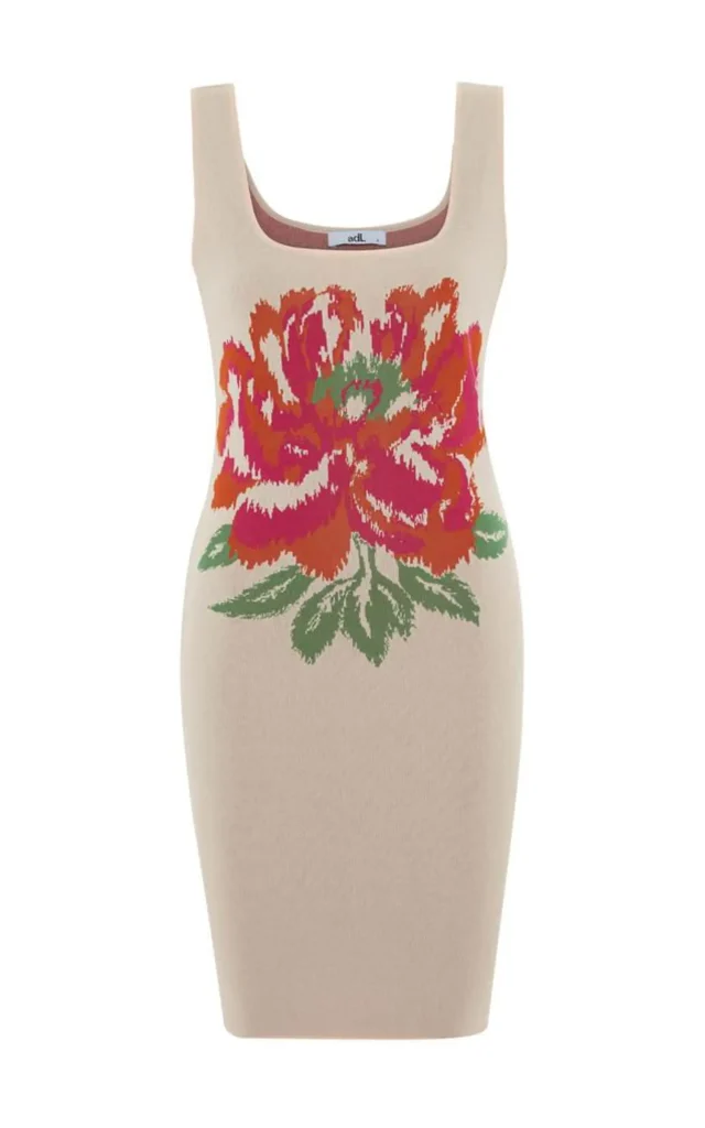 پیراهن زنانه adl نمای روبرو لباس