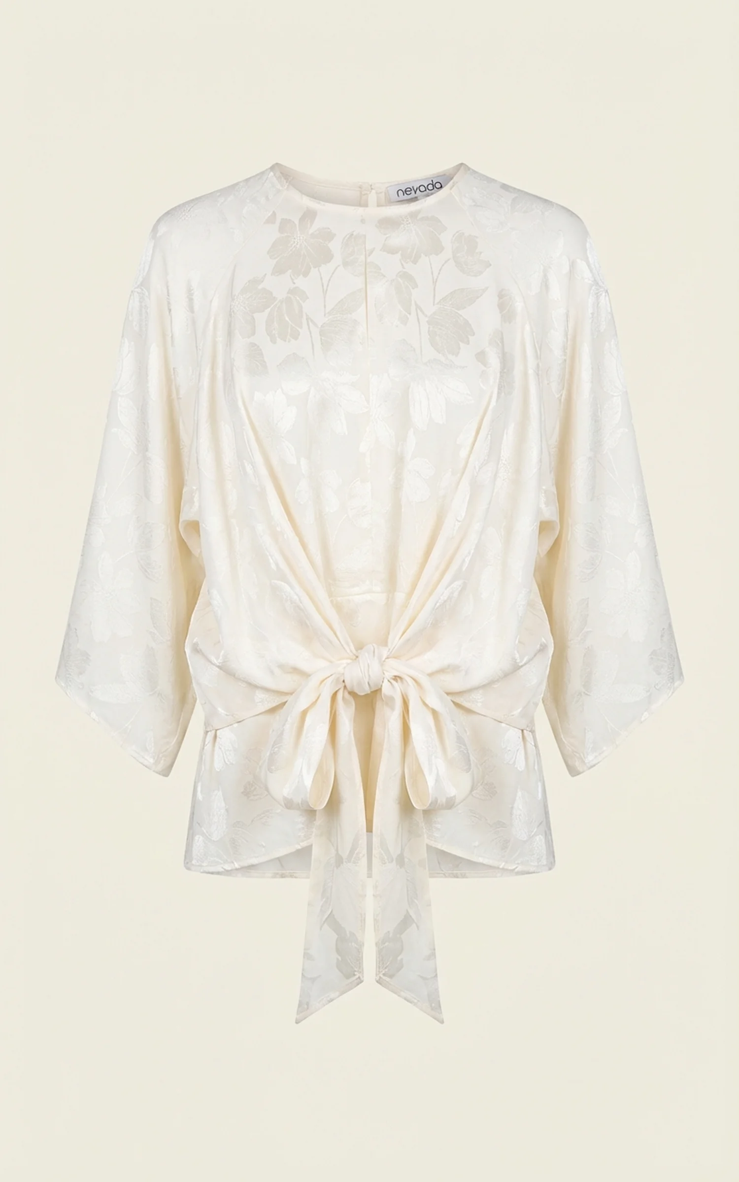 W-403012751324-out-ghost بلوز گرهای طرح برجسته nevado کد 403012751324 - Image 1
