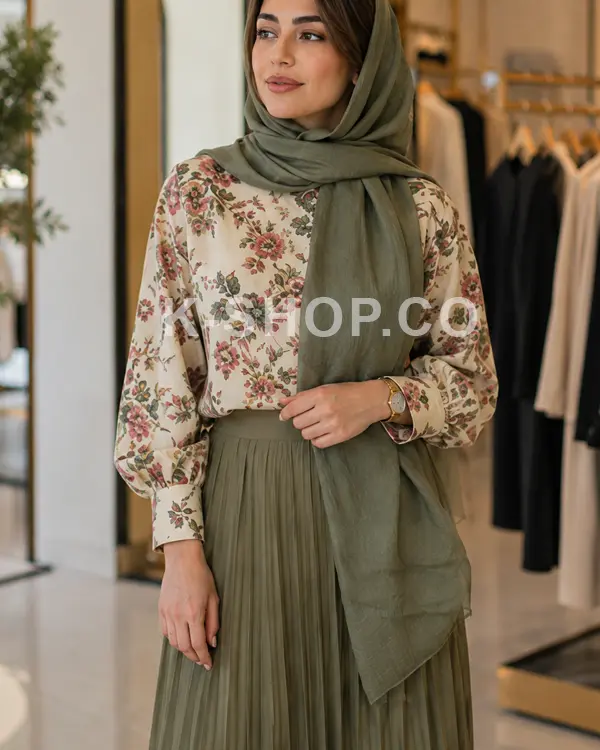 مدل شومیز گلدار شیک ۱۴۰۵