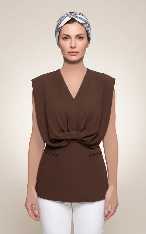 تونیک زنانه یقه هفت پاپیونی nevado کد 405014251872 - Image 3