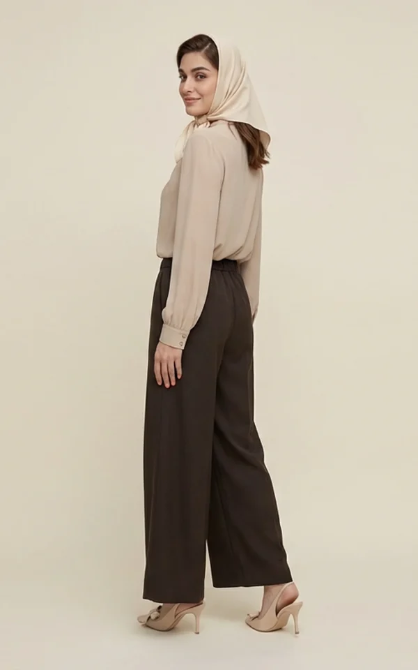 شلوار زنانه راحتی کمر بلند nevado کد 405023131905 - Image 3