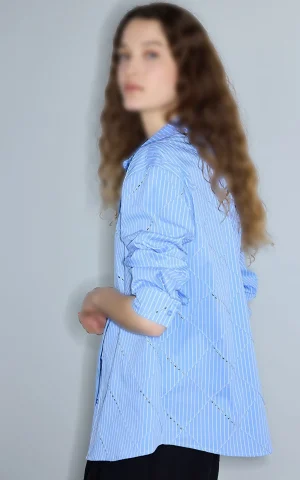 شومیز زنانه IPEKYOL کد IS1260025251 - Image 4