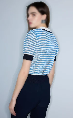 بلوز بافت زنانه IPEKYOL کد IS1260050112 - Image 5