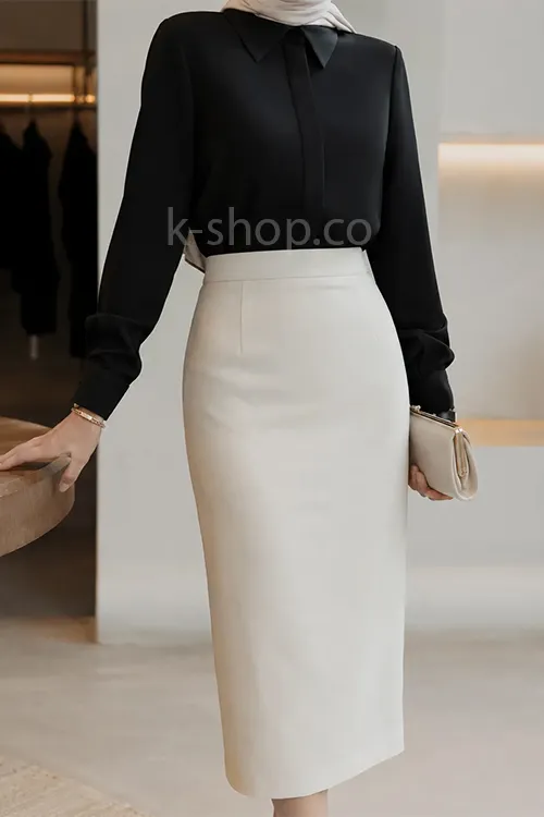 شومیز ساده رنگ مشکی