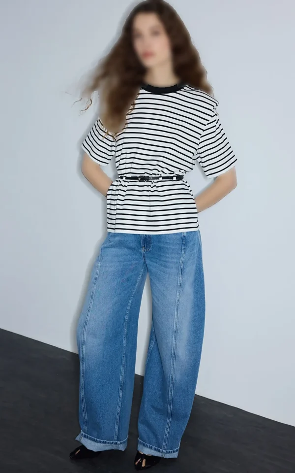 تیشرت زنانه IPEKYOL کد IS1260070237 - Image 2
