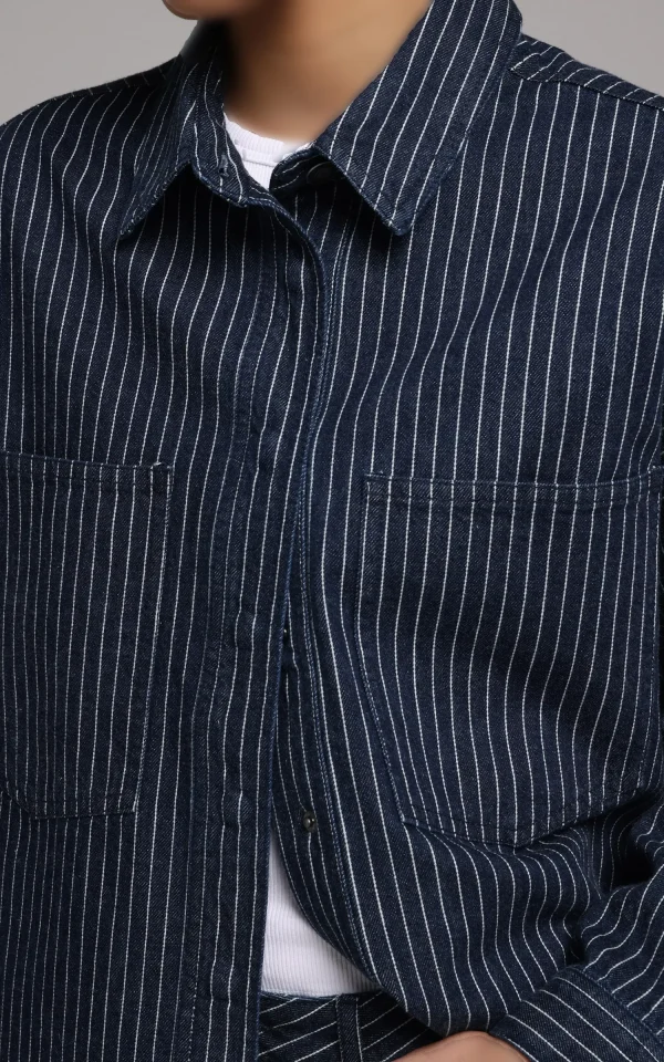شومیز جین زنانه Colin's کد CL1079838 - Image 4