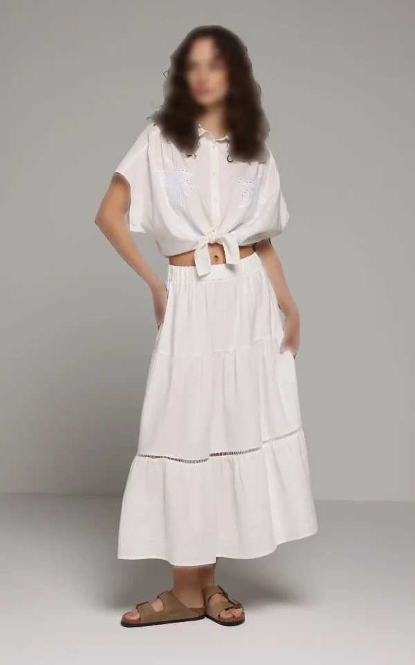 دامن زنانه سفید Colin's کد CL1080371 - Image 2