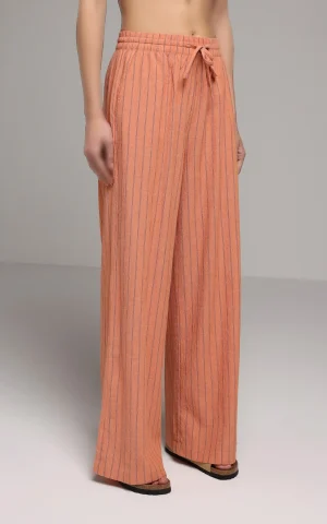 شلوار زنانه راه‌راه با بند کمر Colin's کد CL1079077 - Image 3