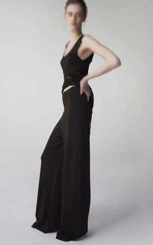 شلوار زنانه بافت مینیمال IPEKYOL کد IS1260003159 - Image 3