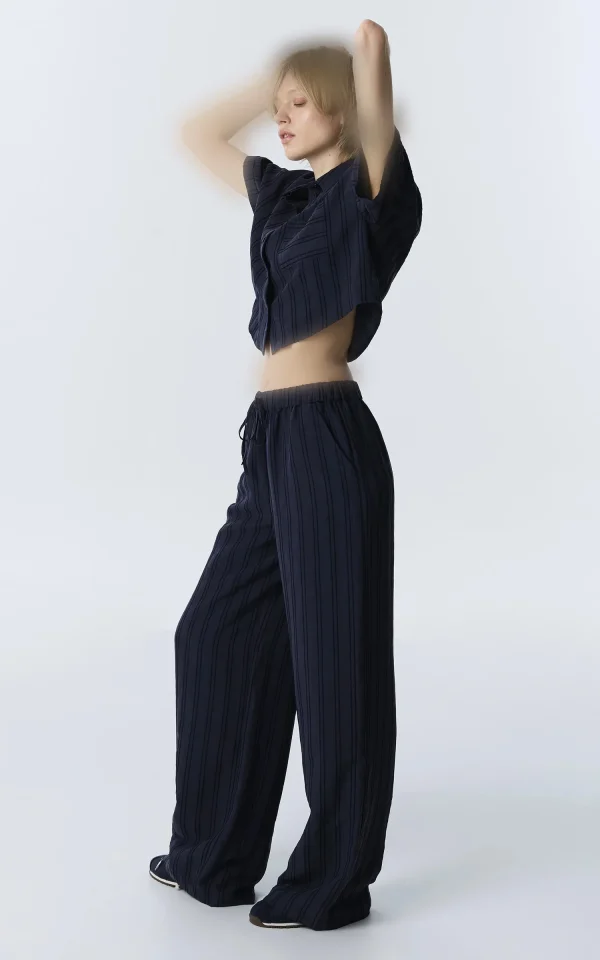شلوار زنانه راسته کمردار IPEKYOL کد TW6260003164 - Image 4