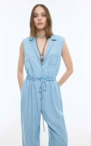 سرهمی زنانه جین آبی روشن Roman کد Y2612402 - Image 2