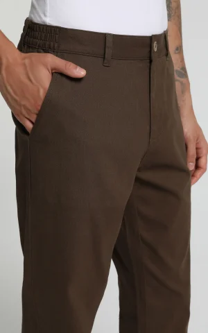 شلوار مردانه راسته ساده با جیب کناری colins کد CL1082024 - تصویر 11