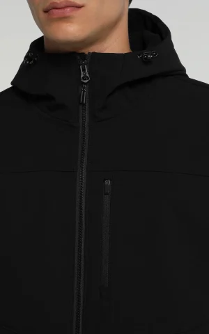 کاپشن مردانه کلاه‌دار زیپ‌دار جیب‌دار ساده colins کد CL1082075 - تصویر 4