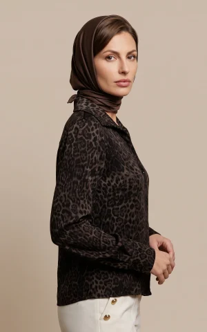 پیراهن زنانه پلنگی آستین بلند nevado کد 404112451663 - تصویر 2