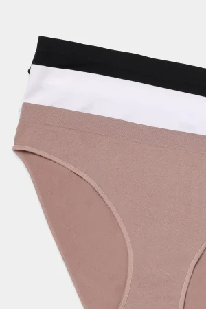لباس زیر زنانه ساده با کمر پهن در سه رنگ colins کد CL1075788