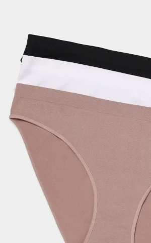 لباس زیر زنانه ساده با کمر پهن در سه رنگ colins کد CL1075788