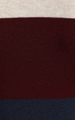بلوز زنانه آستین بلند سه رنگ کرم زرشکی سرمه‌ای colins کد CL1080666 - تصویر 6