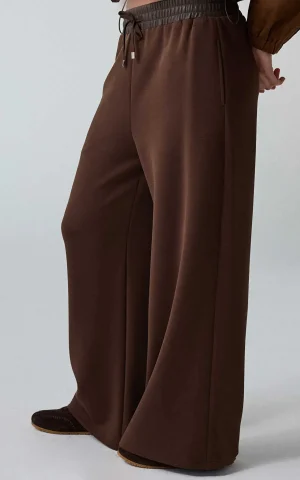 شلوار زنانه گشاد کمر کشی بنددار IPEKYOL با کد IW6260003191 - تصویر 4