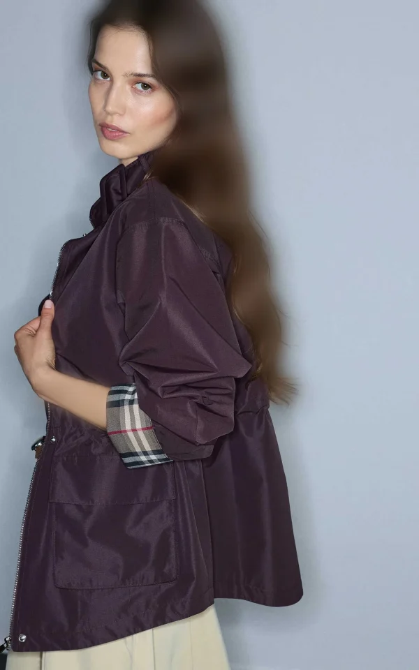 کاپشن زنانه کوتاه یقه ایستاده جیب‌دار IPEKYOL کد IW6260012383 - Image 4