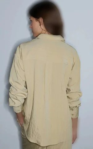 شومیز زنانه ساده آستین بلند یقه برگردان جیب‌دار IPEKYOL با کد IW6260025138 - تصویر 11
