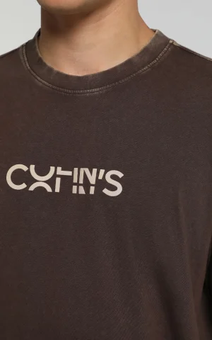 تیشرت مردانه قهوه‌ای آستین کوتاه COLIN'S کد CL1081003 - تصویر 4