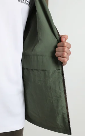 کاپشن مردانه کلاه‌دار دو رو COLIN'S کد CL1081715 - تصویر 9