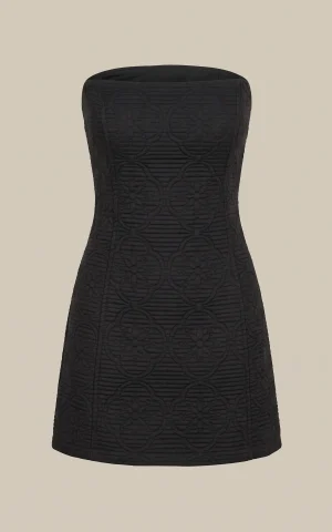 پیراهن زنانه مشکی کوتاه دکلته nevado کد 405114171621