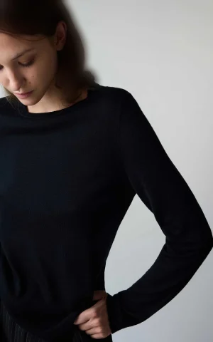 بلوز زنانه یقه گرد آستین بلند ساده IPEKYOL کد IW6260050047 - تصویر 17