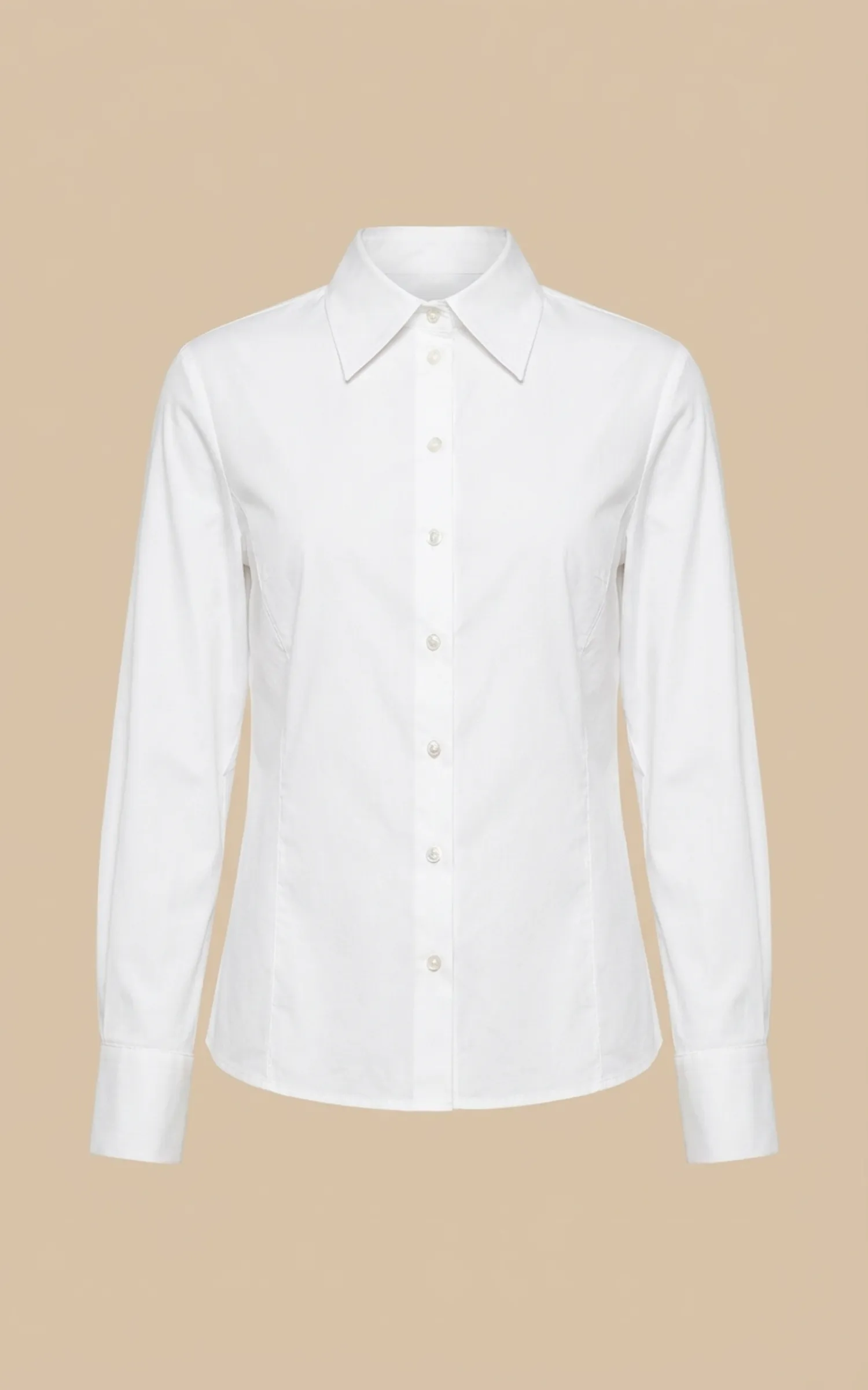 شومیز کتان زنانه ساده با طراحی شیک و پارچه باکیفیت از برند NEVADO