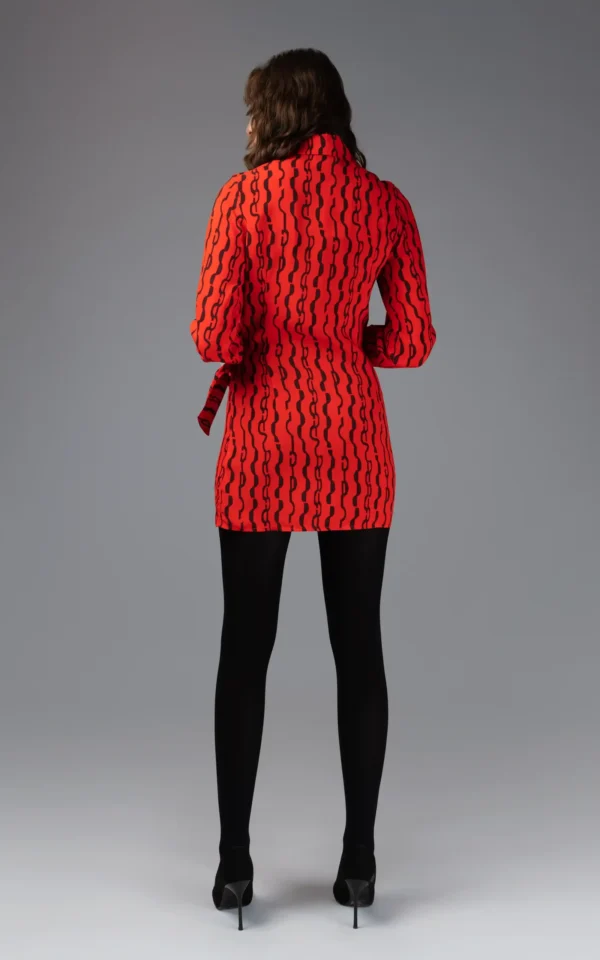 پیراهن طرح‌دار زنانه نوادو (Nevado) مدل کمربنددار کد 403014111489 - Image 2