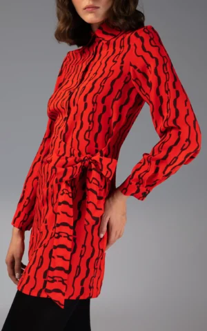 پیراهن طرح‌دار زنانه نوادو (Nevado) مدل کمربنددار کد 403014111489