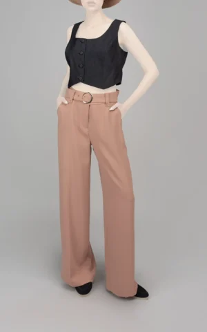 شلوار زنانه راسته بهار-تابستانه کزم رنگ نوادو