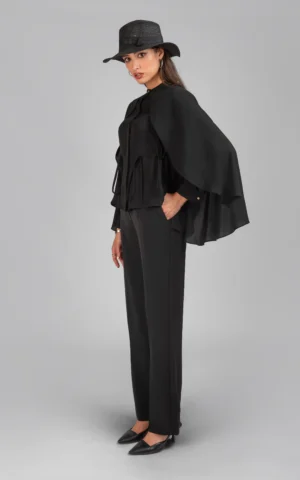 بلوز زنانه مشکی شیک نوادو کد 404112041709 - Image 3