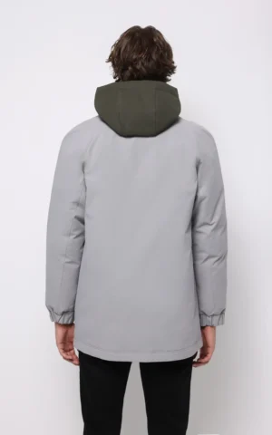 کاپشن مردانه کلاه‌دار شیک گرم برند کلینز پاییز-زمستانه