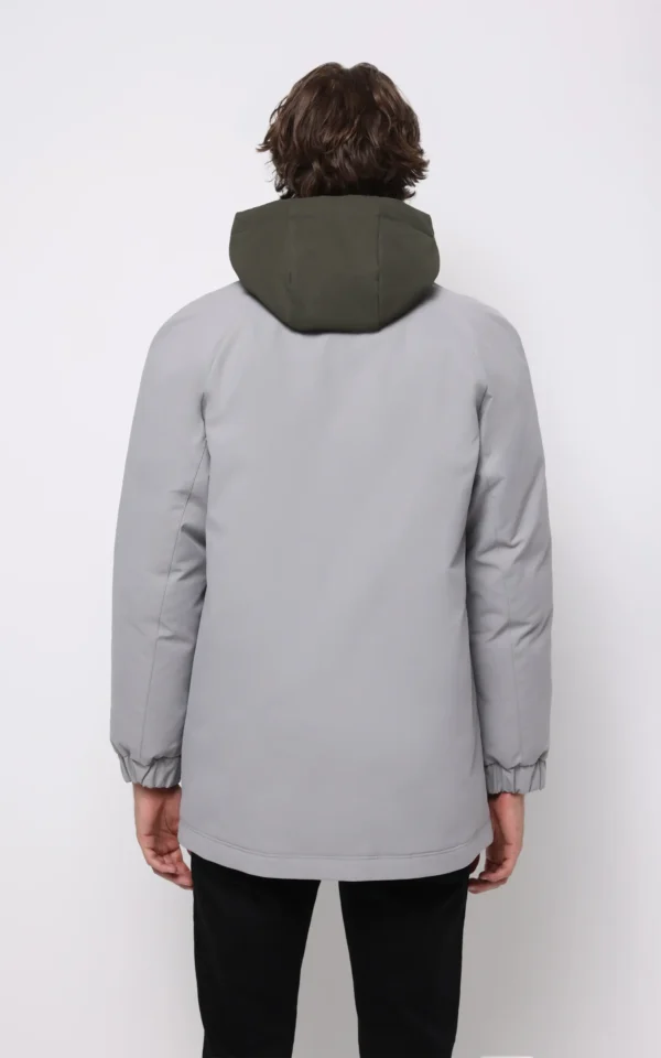 کاپشن مردانه کلاه‌دار شیک گرم برند کلینز پاییز-زمستانه