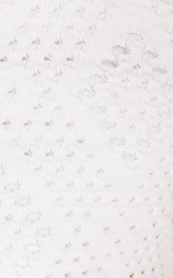 نمای پارچه تاپ زنانه خامه دوزی Colin’s سفید