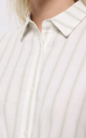 شومیز زنانه راه‌راه با گره جلو و استایل کژوال برند نوادو کد CL1075566 - Image 9