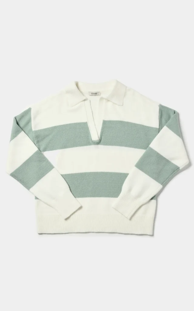 پلیور زنانه سبز آدامسی پاییز-زمستانه برند کلینز