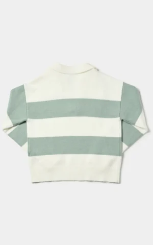 پلیور زنانه سبز آدامسی پاییز-زمستانه برند کلینز