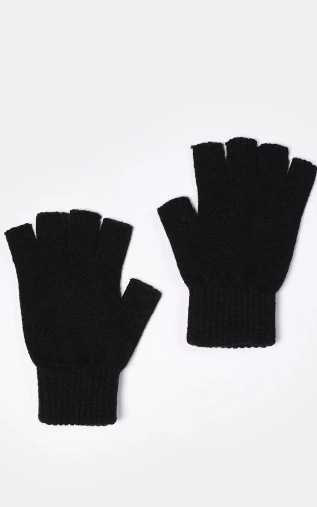 دستکش مردانه مشکی کلینز