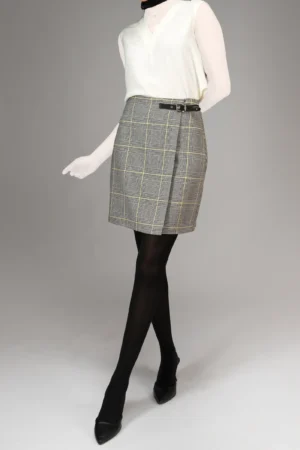 دامن زنانه طرح‌دار رسمی بهار-تابستانه نوادو