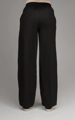 شلوار زنانه مشکی بهار-تابستانه مدل رسمی جیب‌دار نوادو