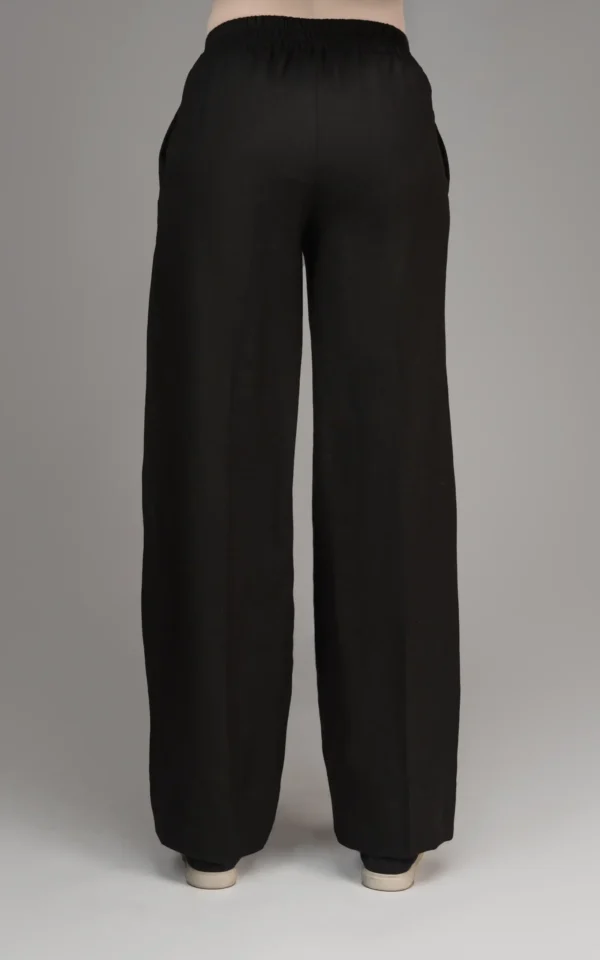 شلوار زنانه مشکی بهار-تابستانه مدل رسمی جیب‌دار نوادو