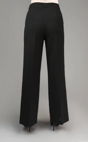 شلوار زنانه مشکی راسته بهار-تابستانه مدل آزاد نوادو