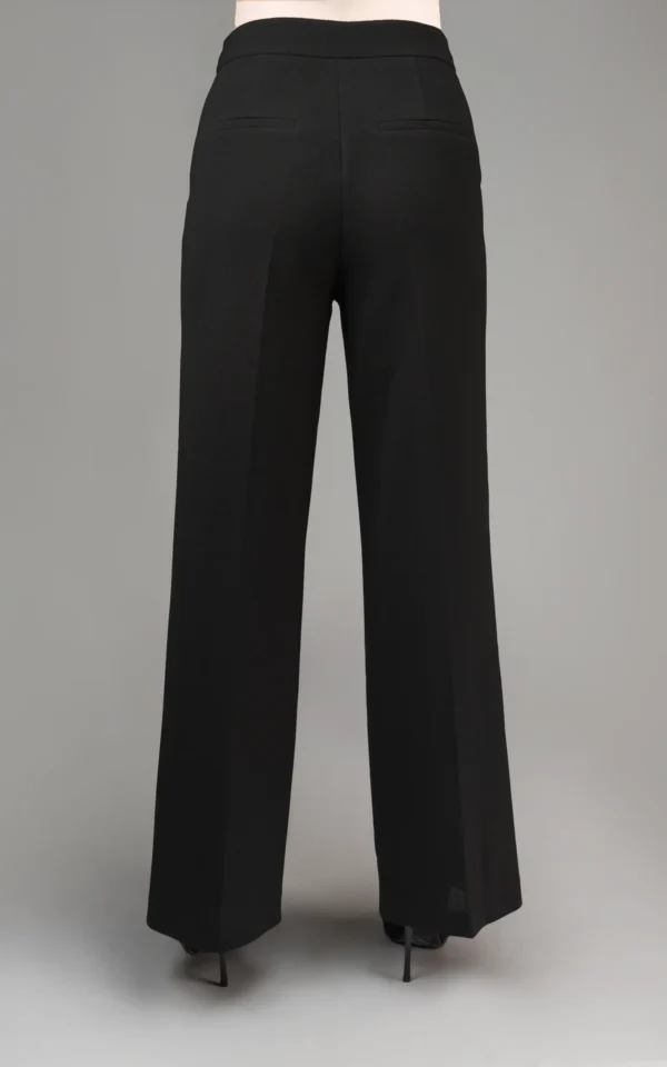 شلوار زنانه مشکی راسته بهار-تابستانه مدل آزاد نوادو