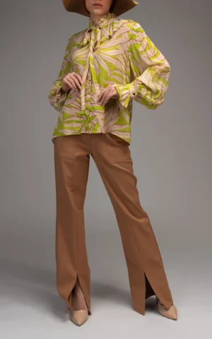 بلوز زنانه آستین بلند نوادو چند رنگ طرحدار