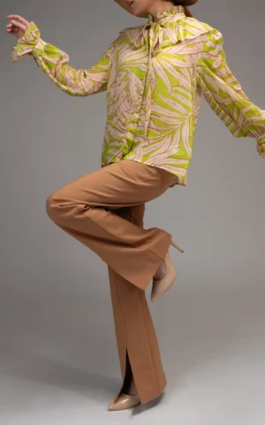 بلوز زنانه آستین بلند نوادو چند رنگ طرحدار