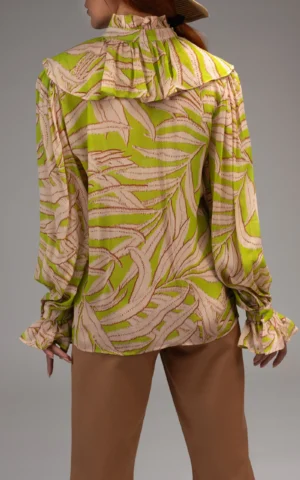 بلوز زنانه آستین بلند نوادو چند رنگ طرحدار