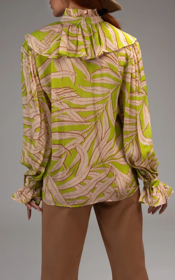 بلوز زنانه آستین بلند نوادو چند رنگ طرحدار