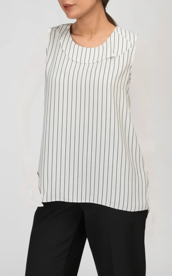 بلوز زنانه بهار-تابستانه طرح‌دار نوادو